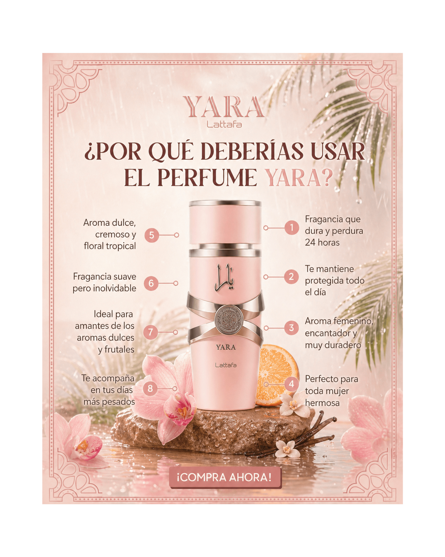 BURPHRISE PERFUME YARA PINK