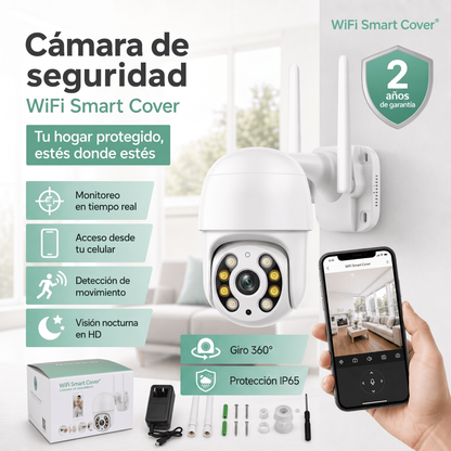 CÁMARA WIFI 360 PARA EXTERIONES Y INTERIORES