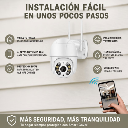 CÁMARA WIFI 360 PARA EXTERIONES Y INTERIORES