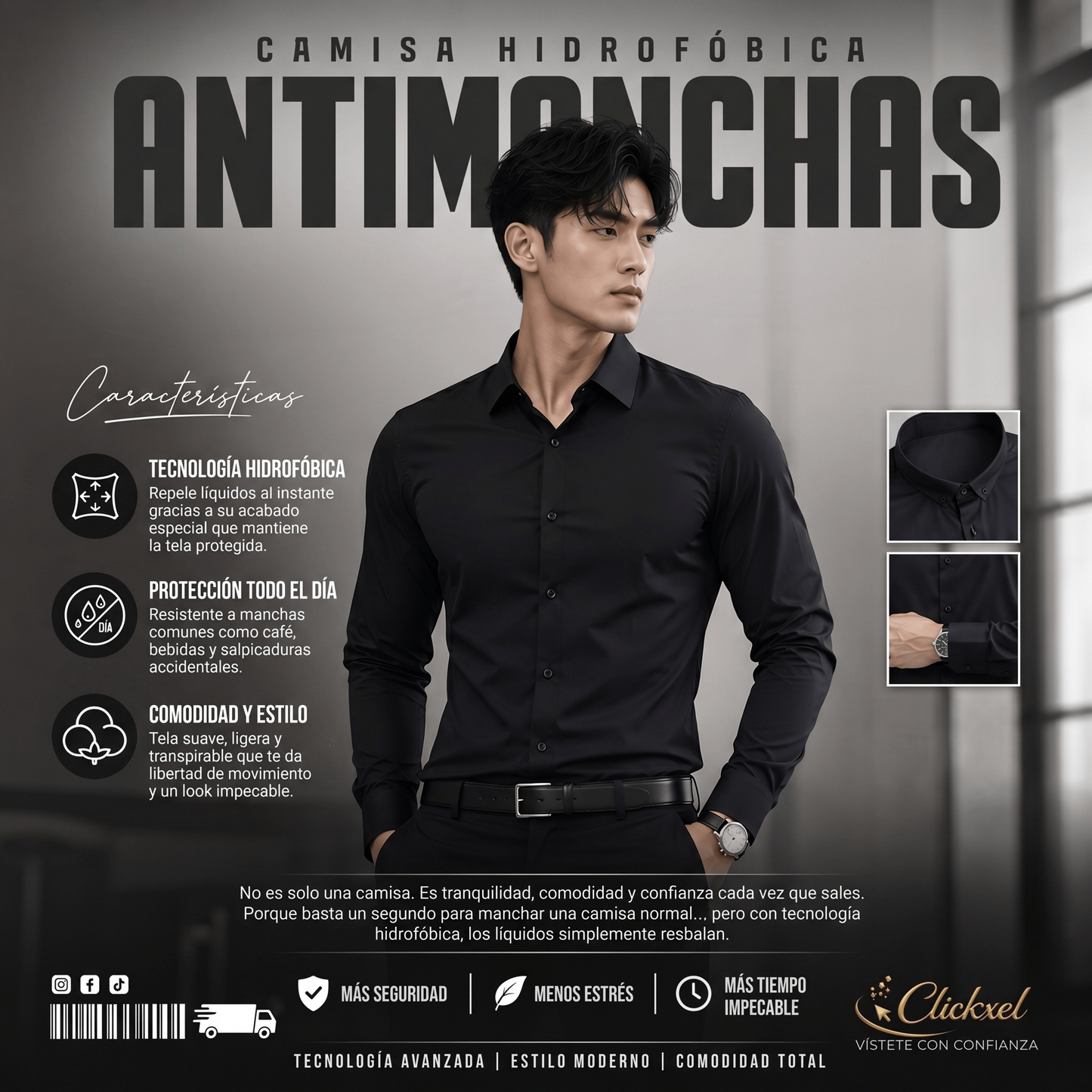 CAMISA HIDROFÓBICA